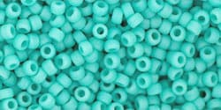 BeadsBalzar Beads & Crafts (TR-11-55F-250G) TOHO - Round 11/0 : Opaque-Frosted Turquoise (250 GMS)