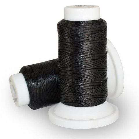 BeadsBalzar Beads & Crafts (WC7001-A09) BLACK (WC7001-X) Waxed Polyester Cord, 0.8mm (50 METS)
