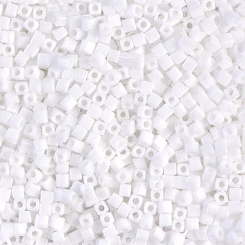BeadsBalzar Beads & Crafts WHITE OPAQUE (SB18-0402) (SB18-X) Miyuki Squares 1.8mm (10 GMS)