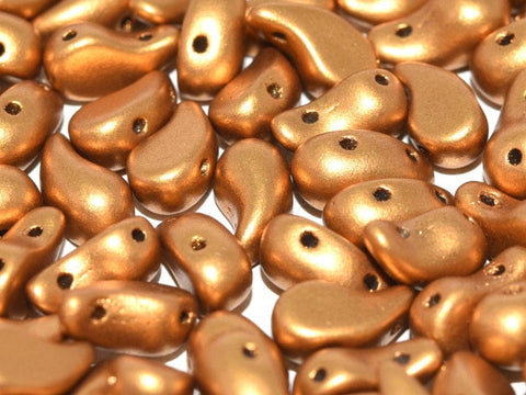 BeadsBalzar Beads & Crafts (ZL-01740) ZOLIDUO® LEFT VERSION 5 X 8 MM BRASS GOLD
